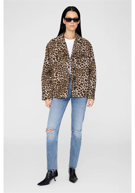 flynn jacket woman leopard ANINE BING | A-01-7020223